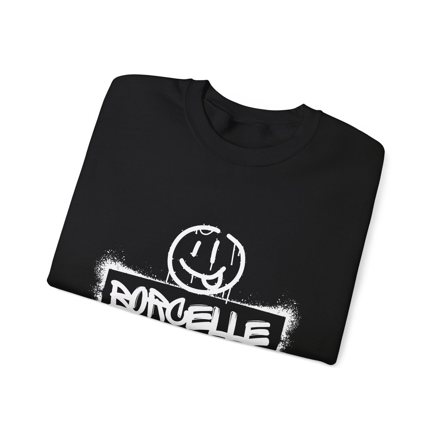 Smiley Graphic Crewneck Sweatshirt, Cozy Unisex Sweatshirt for Everyday Wear, Casual Fashion, Gift for Friends, Birthday, Fall Style