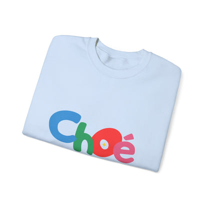 Colorful Chloé Sweatshirt for All Seasons, Unisex Crewneck Sweatshirt, Gift for Her, Trendy Apparel, Cozy Casual Wear, Birthday Gift