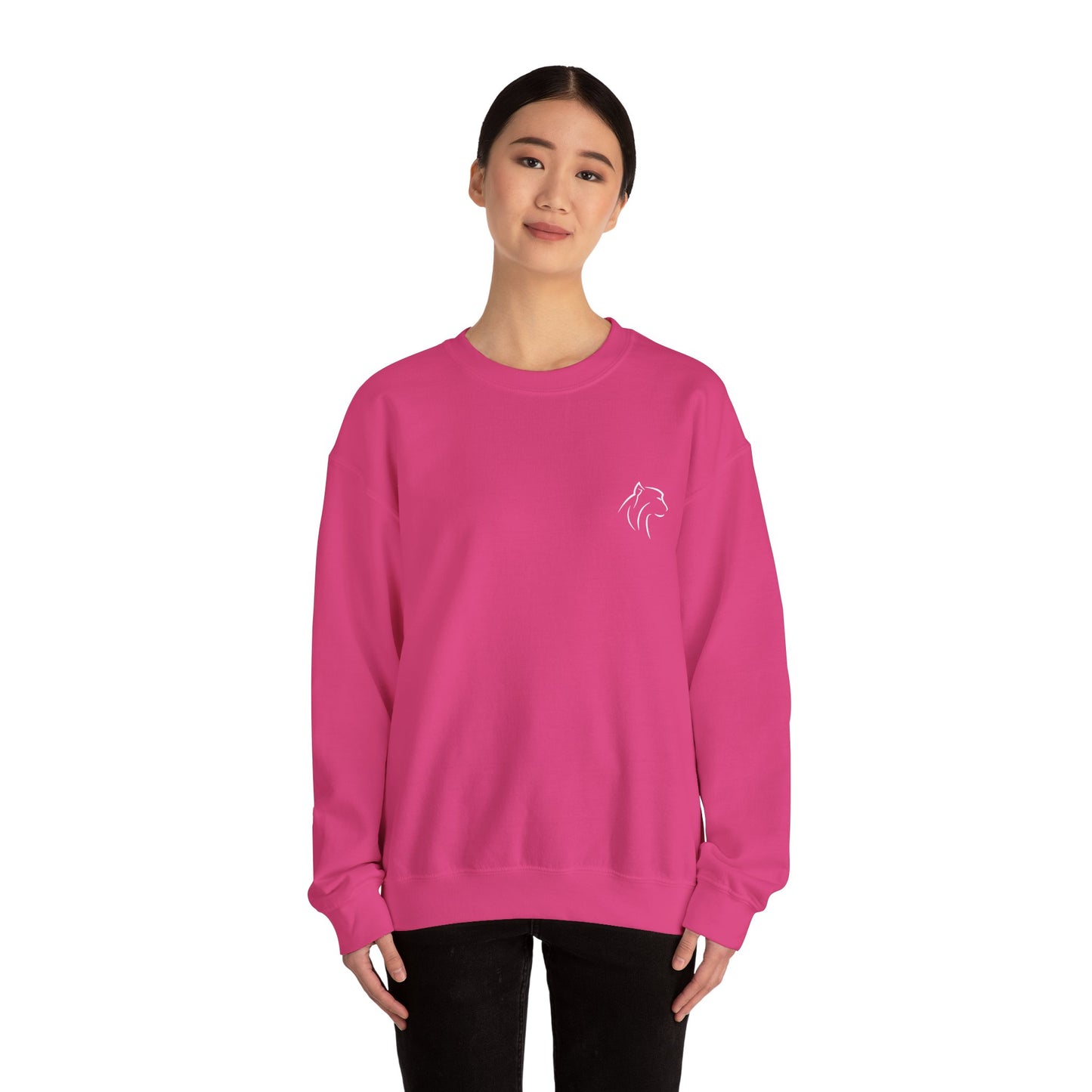 Women's Crewneck Sweatshirt, Cozy Pullover, Gift for Animal Lovers, Casual Wear, Stylish Outfit