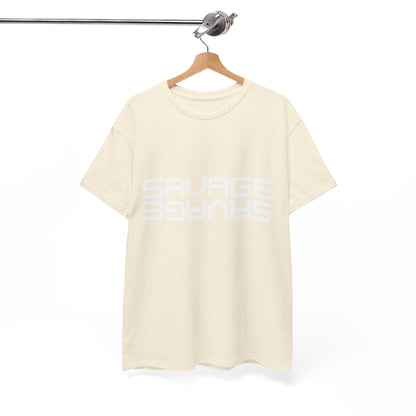 Savage Graphic Heavy Cotton Tee | Casual Streetwear, Motivational Wear, Birthday Gift, Trendy Apparel, Self-Expression T-Shirt