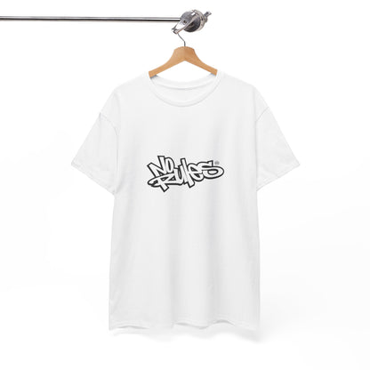 Heavy Cotton Tee with Graffiti Design, Streetwear, Casual Wear, Gift for Her, Gift for Him, Urban Fashion, Everyday Style