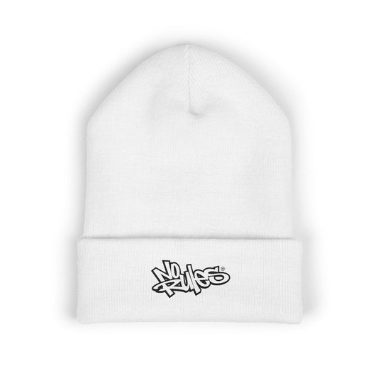 Classic Cuffed Beanie with Graffiti Art, Trendy Hat for Streetwear Lovers, Gift for Winter, Beanie for Teens, Cozy Fashion Accessory