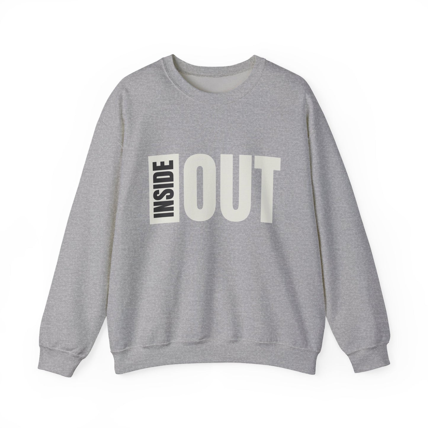 Inside Out Unisex Crewneck Sweatshirt - Cozy Apparel for Casual Days, Perfect Gift for Friends, Trendy Streetwear, Unique Style