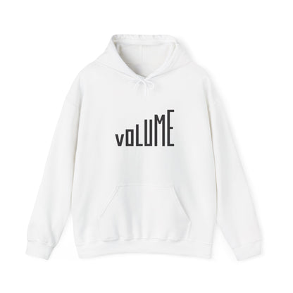 Volume Graphic Unisex Hoodie, Cozy Sweatshirt, Casual Wear, Music Lover Gift, Trendy Streetwear, Lounge Hoodie