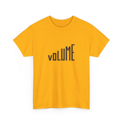 Volume Graphic Heavy Cotton Tee, Music Lover Tee, Casual Tees, Gift for Musicians, Music Festival Shirt