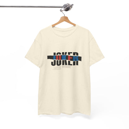 Joker Graphic Tee,  Heavy Cotton Tee, Streetwear Shirt, Casual Wear Tee, Gift for Fans, Movie Merchandise