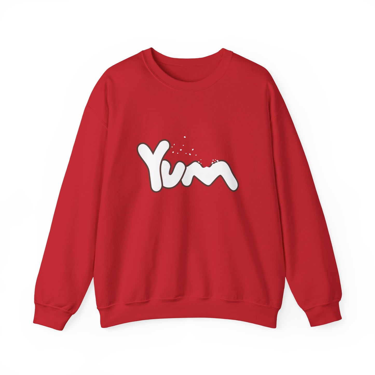 Yummy Vibes Crewneck Sweatshirt | Unisex Cool Fashion Gift, Cozy Loungewear, Foodie Apparel, Fun Kitchen Wear, Casual Everyday Style