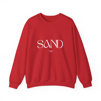Stylish Unisex Sweatshirt with 'SAND' Design | Cozy Casual Wear, Gift for Beach Lovers, Perfect for Summer Vacations, Relaxing Days Out