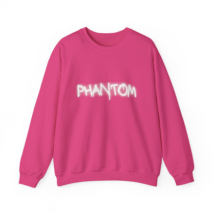 Phantom Unisex Crewneck Sweatshirt, Cozy Fashion, Casual Wear, Halloween Apparel, Gift for Ghost Lovers, Comfortable Everyday