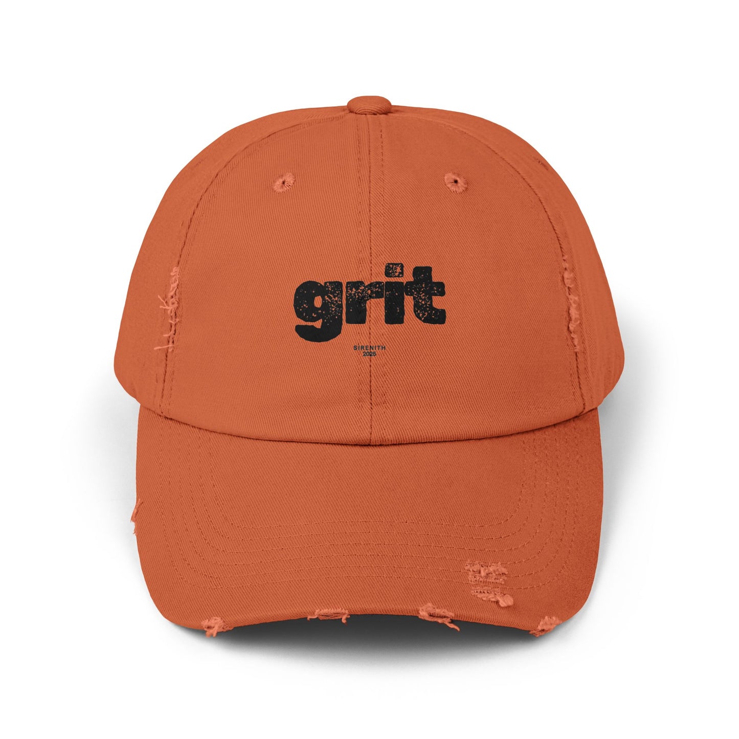 Unisex Distressed Cap with Grit | Vintage Casual Hat, Everyday Wear, Gift for Him/Her, Street Style, Summer Accessory