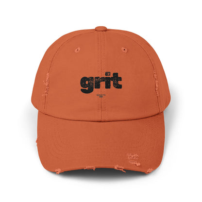 Unisex Distressed Cap with Grit | Vintage Casual Hat, Everyday Wear, Gift for Him/Her, Street Style, Summer Accessory