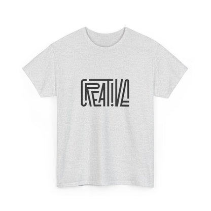Creative Vibes Heavy Cotton Tee, Artistic T-Shirt for Creatives, Gift for Artists, Daily Wear, Inspiration Tee