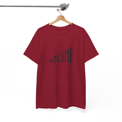 Volume Graphic Heavy Cotton Tee, Music Lover Tee, Casual Tees, Gift for Musicians, Music Festival Shirt