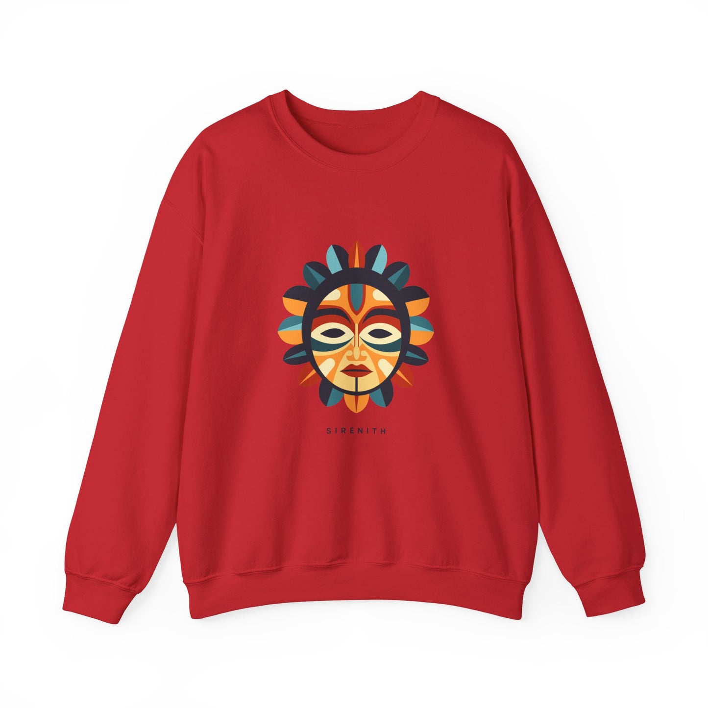 Colorful Art-Inspired Crewneck Sweatshirt, Bohemian Style Sweatshirt, Unisex Fashion Layer, Cozy Gift for Her/Him, Artsy Sweat, Ethnic