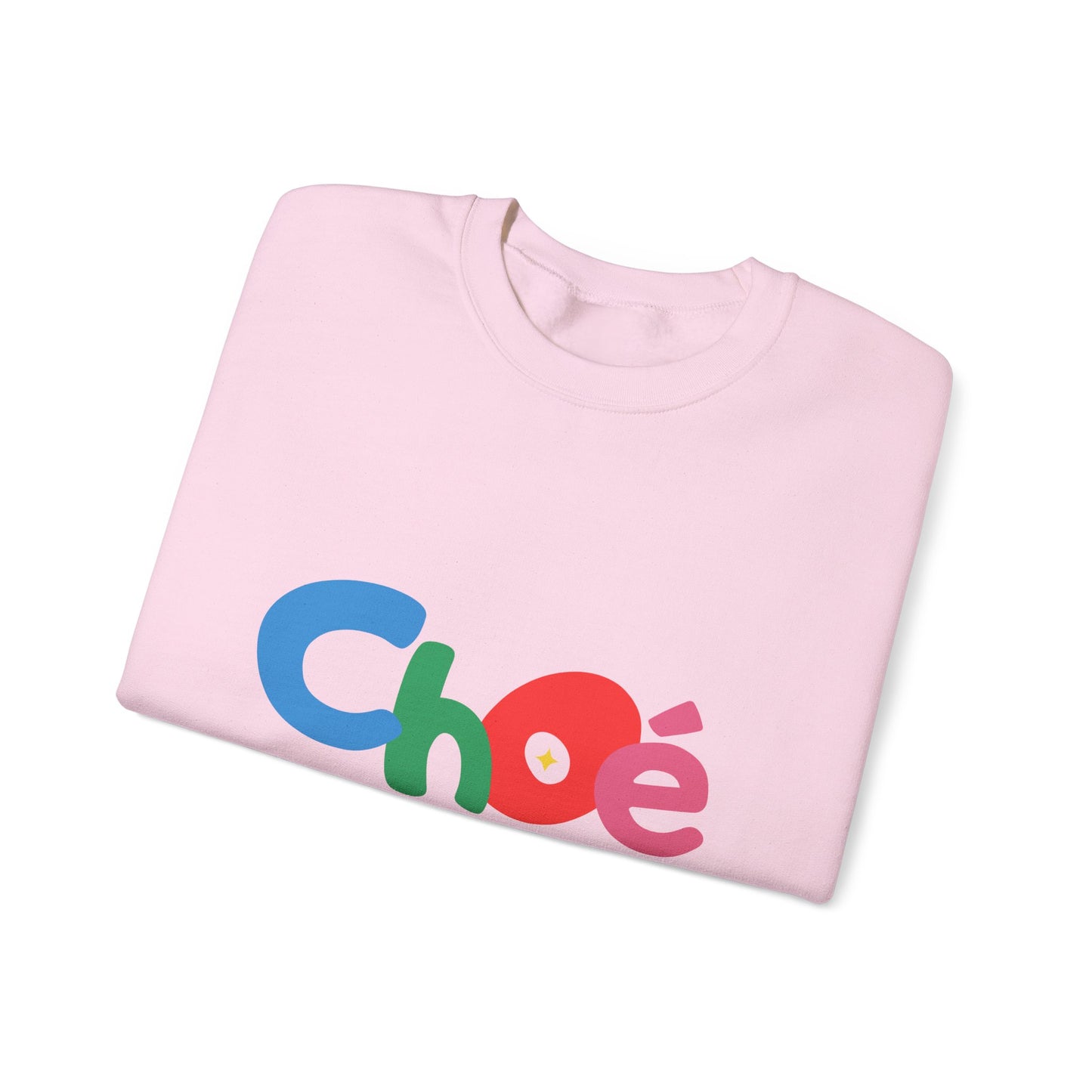 Colorful Chloé Sweatshirt for All Seasons, Unisex Crewneck Sweatshirt, Gift for Her, Trendy Apparel, Cozy Casual Wear, Birthday Gift