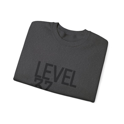 Level 37 Unisex Heavy Blend™ Crewneck Sweatshirt - Gaming Gift, Casual Wear, Birthday Present, Trendy Sweater, Unique Design