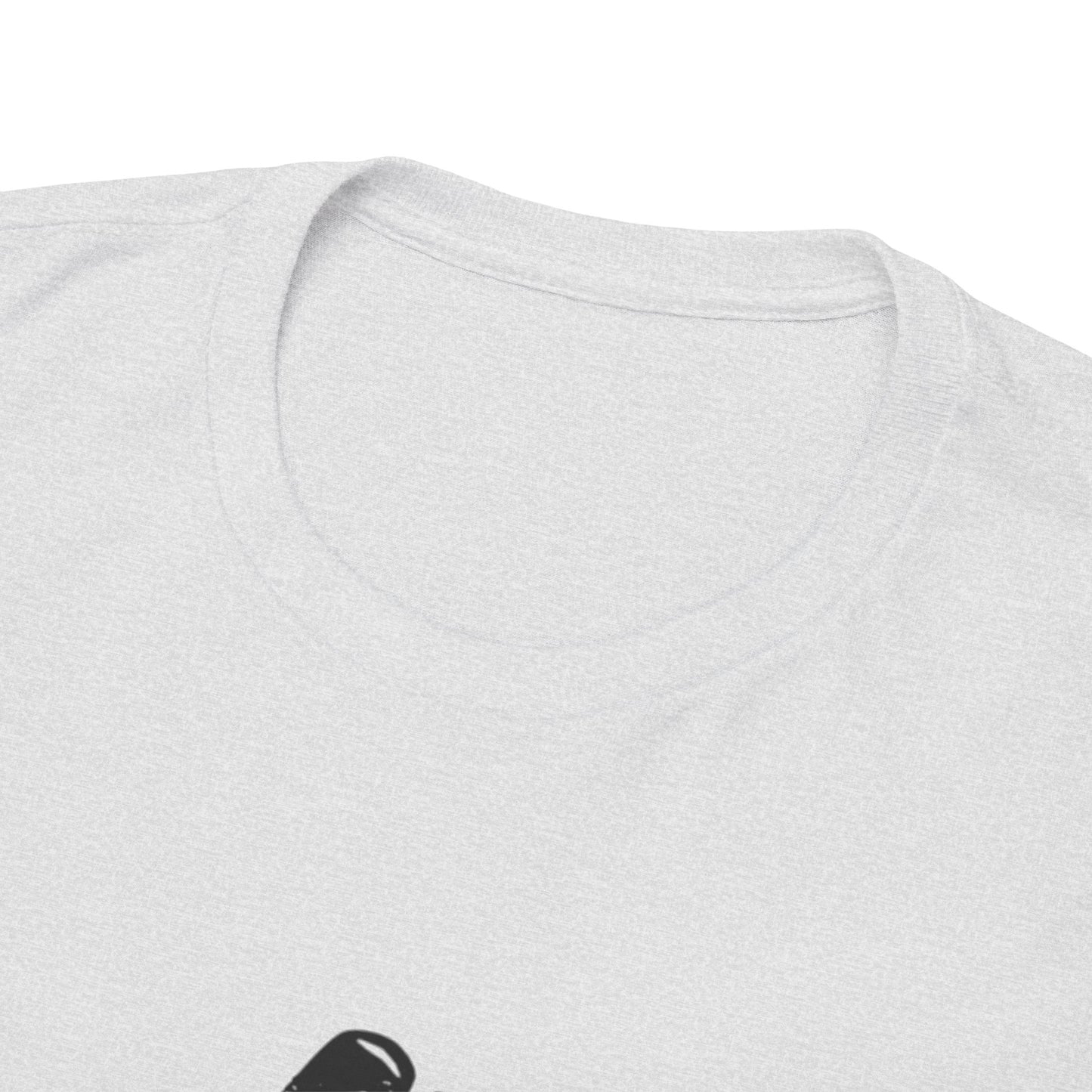 Inspirational Heavy Cotton Tee - "Never Give Up", Motivational Shirt, Gift for Personal Growth, Encouragement Tee, Casual Wear