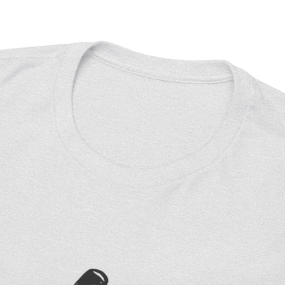 Inspirational Heavy Cotton Tee - "Never Give Up", Motivational Shirt, Gift for Personal Growth, Encouragement Tee, Casual Wear