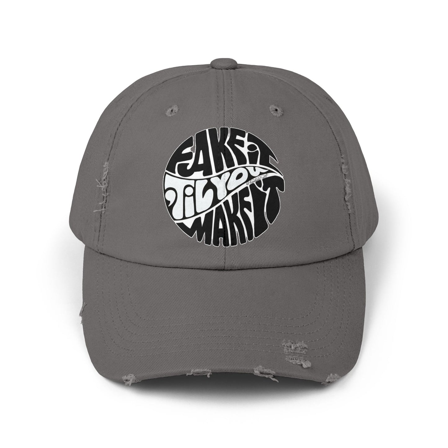 Retro Distressed Cap: Casual Fashion Statement, Gift for Him/Her, Everyday Wear, Trendy Headwear, Perfect for Outdoor Activities