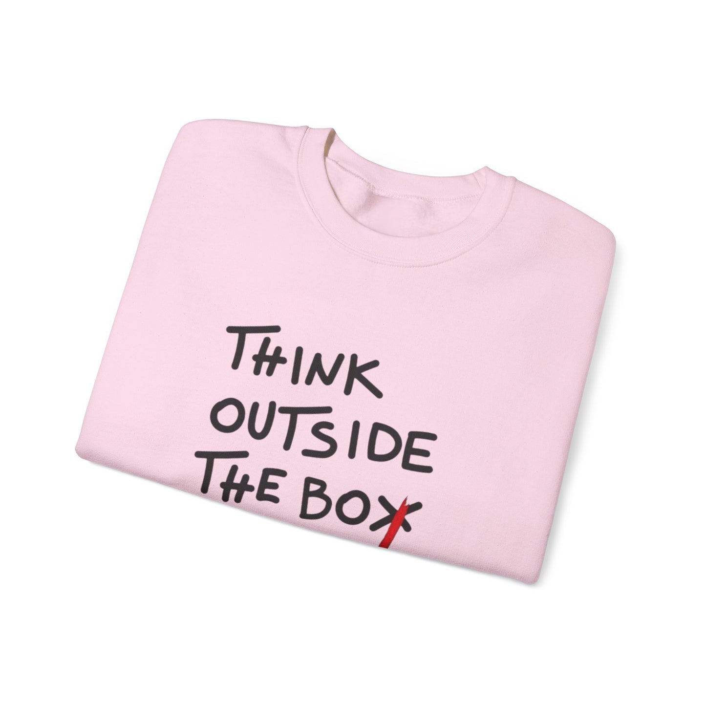 Creative Thinking Sweatshirt, Gift for Entrepreneurs, Cozy Crewneck, Motivational Apparel, Perfect for Casual Days