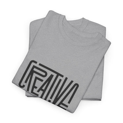 Creative Vibes Heavy Cotton Tee, Artistic T-Shirt for Creatives, Gift for Artists, Daily Wear, Inspiration Tee