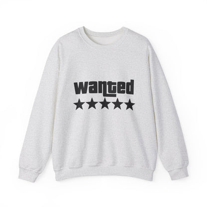 Wanted Stars Unisex Sweatshirt | Cozy Graphic Crewneck | Casual Wear, Unique Gift, Streetwear, Fashion Statement, Holiday Apparel