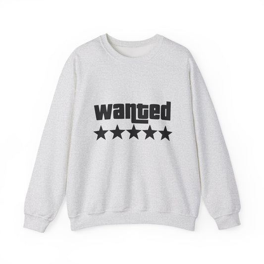 Wanted Stars Unisex Sweatshirt | Cozy Graphic Crewneck | Casual Wear, Unique Gift, Streetwear, Fashion Statement, Holiday Apparel