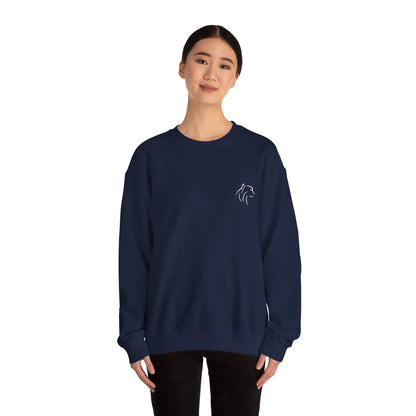 Women's Crewneck Sweatshirt, Cozy Pullover, Gift for Animal Lovers, Casual Wear, Stylish Outfit