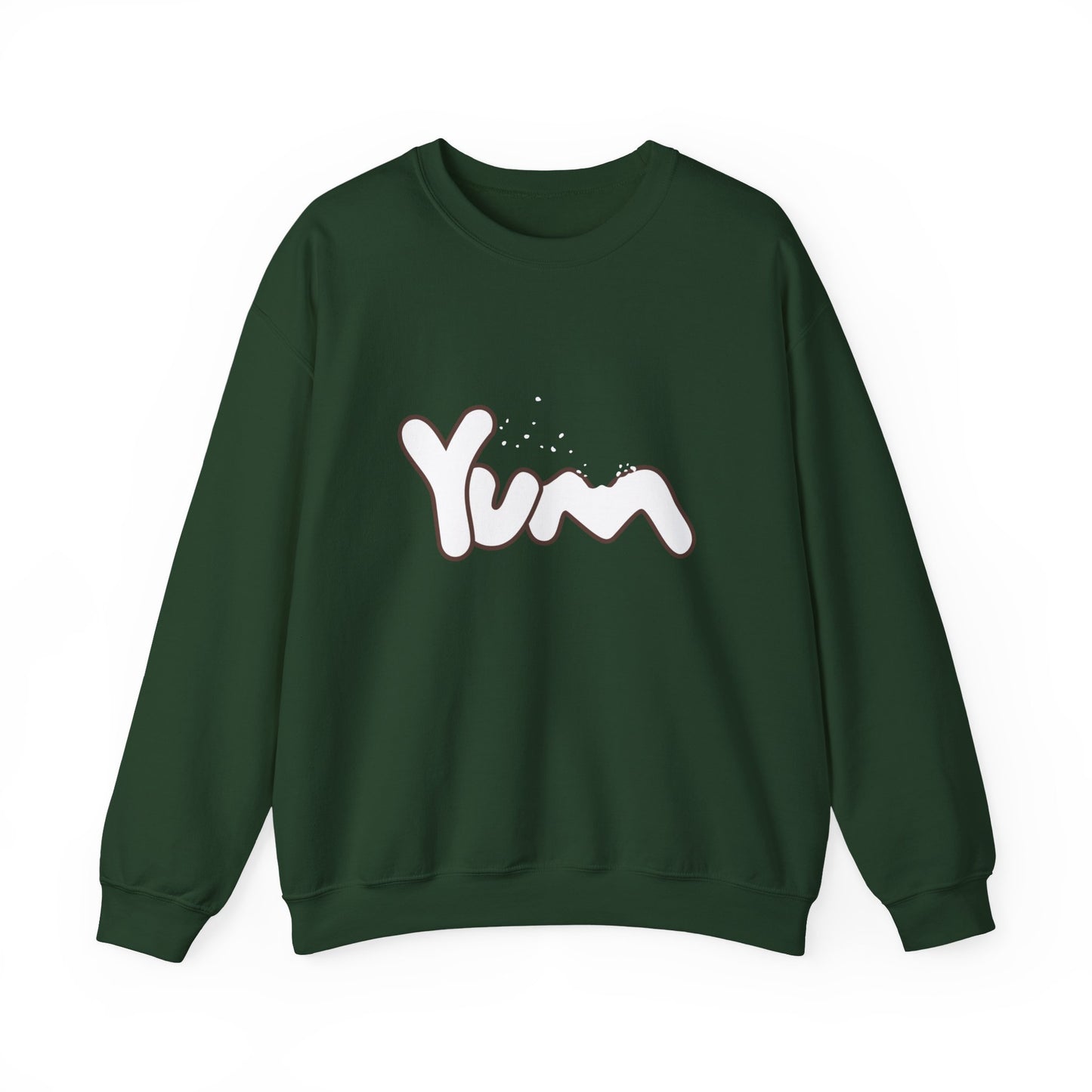 Yummy Vibes Crewneck Sweatshirt | Unisex Cool Fashion Gift, Cozy Loungewear, Foodie Apparel, Fun Kitchen Wear, Casual Everyday Style
