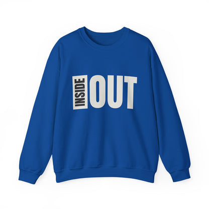 Inside Out Unisex Crewneck Sweatshirt - Cozy Apparel for Casual Days, Perfect Gift for Friends, Trendy Streetwear, Unique Style