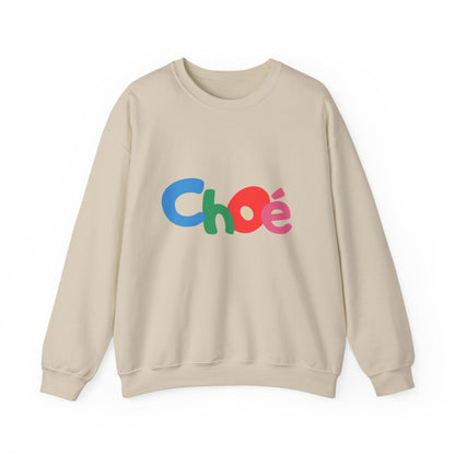 Colorful Chloé Sweatshirt for All Seasons, Unisex Crewneck Sweatshirt, Gift for Her, Trendy Apparel, Cozy Casual Wear, Birthday Gift