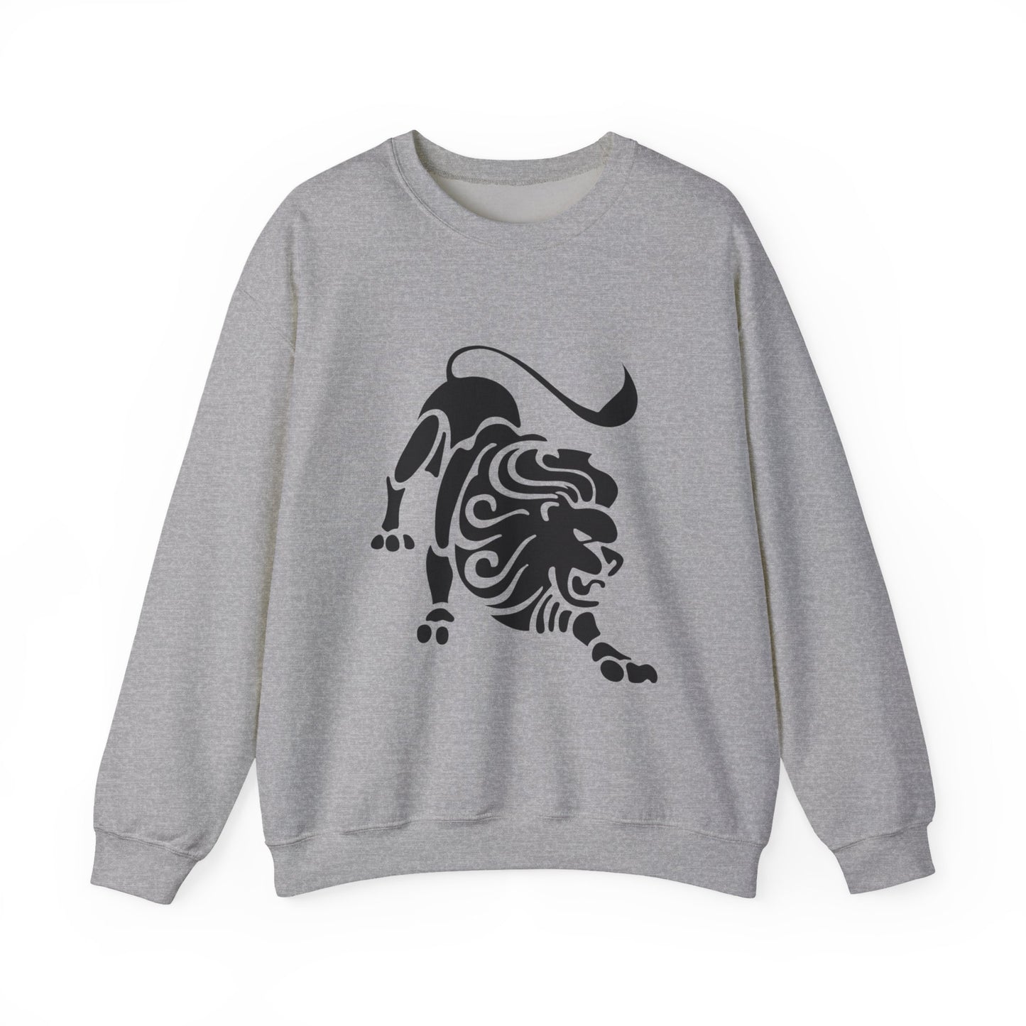 Fierce Lion Crewneck Sweatshirt | Unisex Heavy Blend for Everyday Comfort, Casual Fashion, Gift for Animal Lovers, Cool Sweatshirt