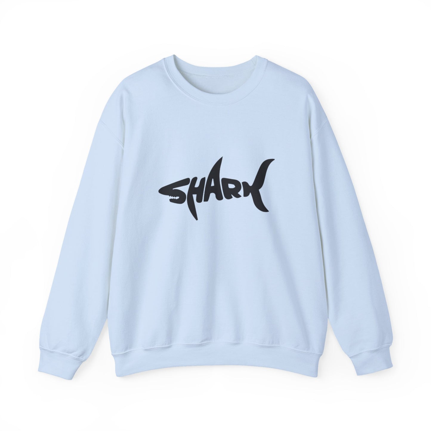 Shark Graphic Sweatshirt - Cozy Unisex Crewneck, Statement Apparel for Ocean Lovers, Casual Gift, Comfortable Everyday Wear