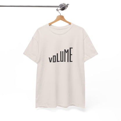 Volume Graphic Heavy Cotton Tee, Music Lover Tee, Casual Tees, Gift for Musicians, Music Festival Shirt