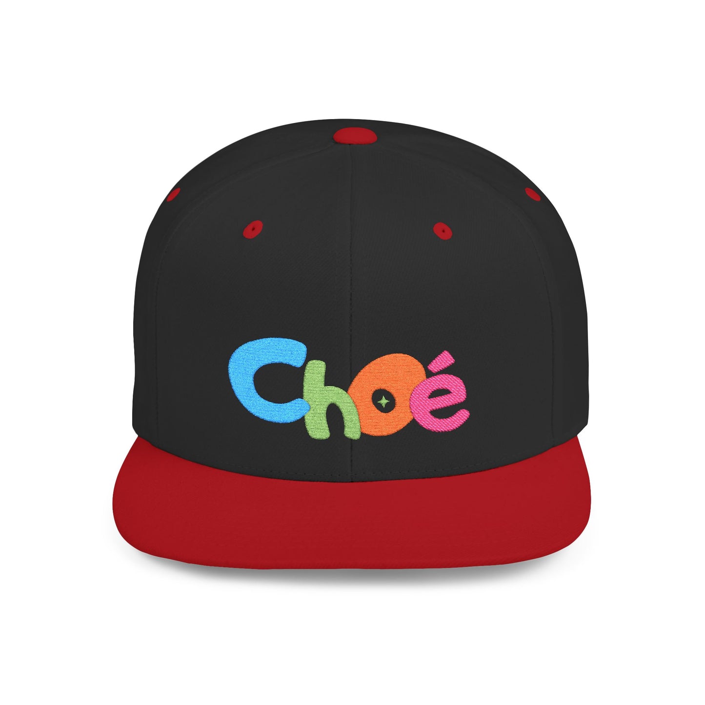 Colorful Personalized Flat Bill Snapback Cap for Kids, Fun Fashion Accessory, Birthday Gift, Custom Name Hat, Trending Cap