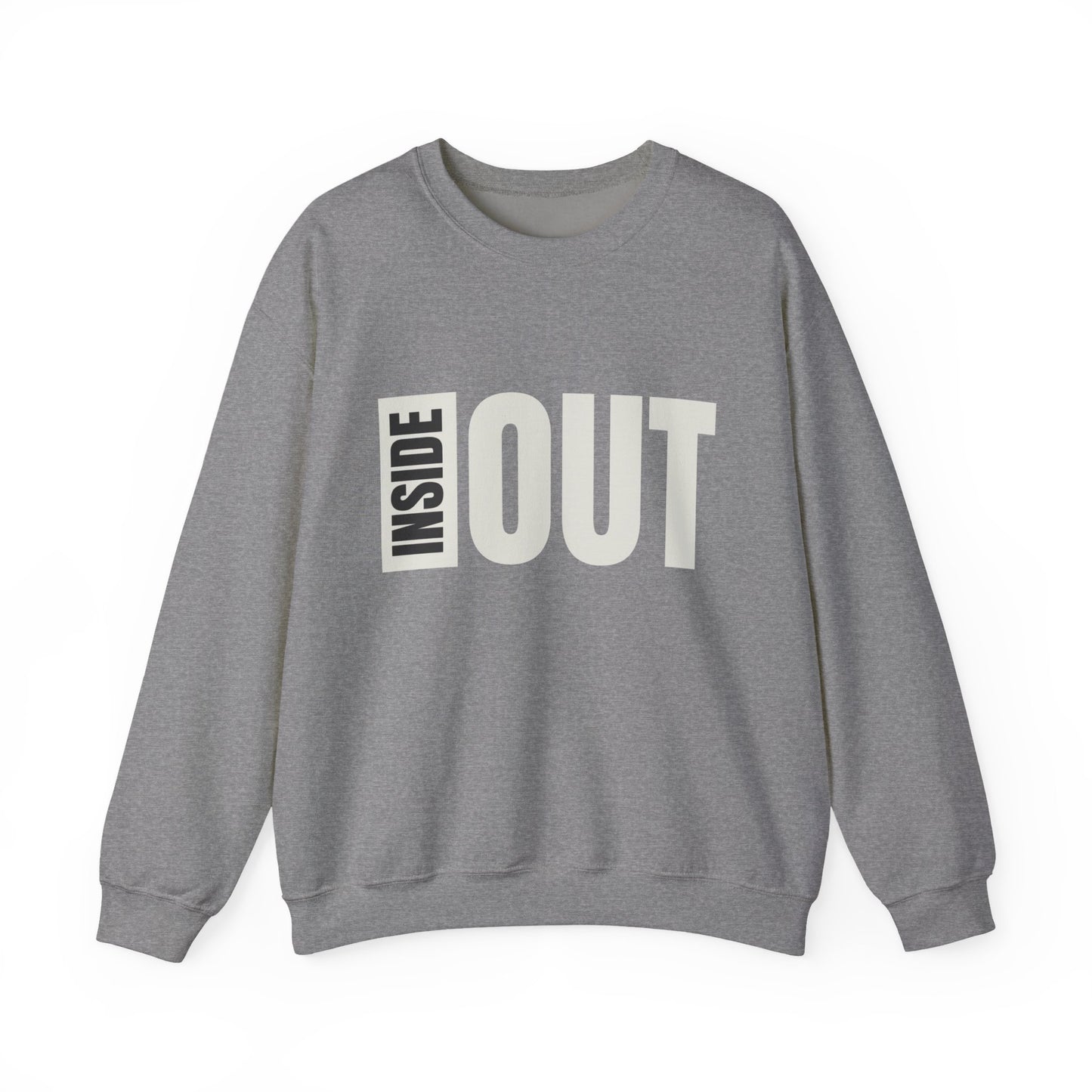 Inside Out Unisex Crewneck Sweatshirt - Cozy Apparel for Casual Days, Perfect Gift for Friends, Trendy Streetwear, Unique Style