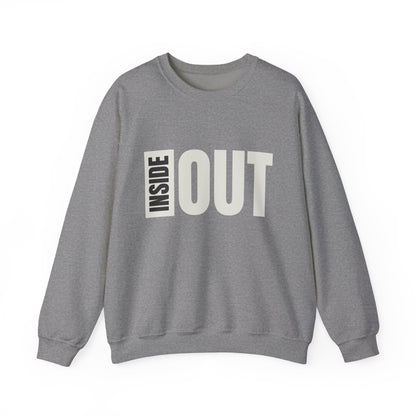 Inside Out Unisex Crewneck Sweatshirt - Cozy Apparel for Casual Days, Perfect Gift for Friends, Trendy Streetwear, Unique Style