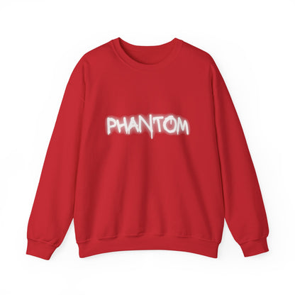 Phantom Unisex Crewneck Sweatshirt, Cozy Fashion, Casual Wear, Halloween Apparel, Gift for Ghost Lovers, Comfortable Everyday