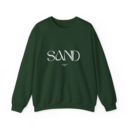 Stylish Unisex Sweatshirt with 'SAND' Design | Cozy Casual Wear, Gift for Beach Lovers, Perfect for Summer Vacations, Relaxing Days Out