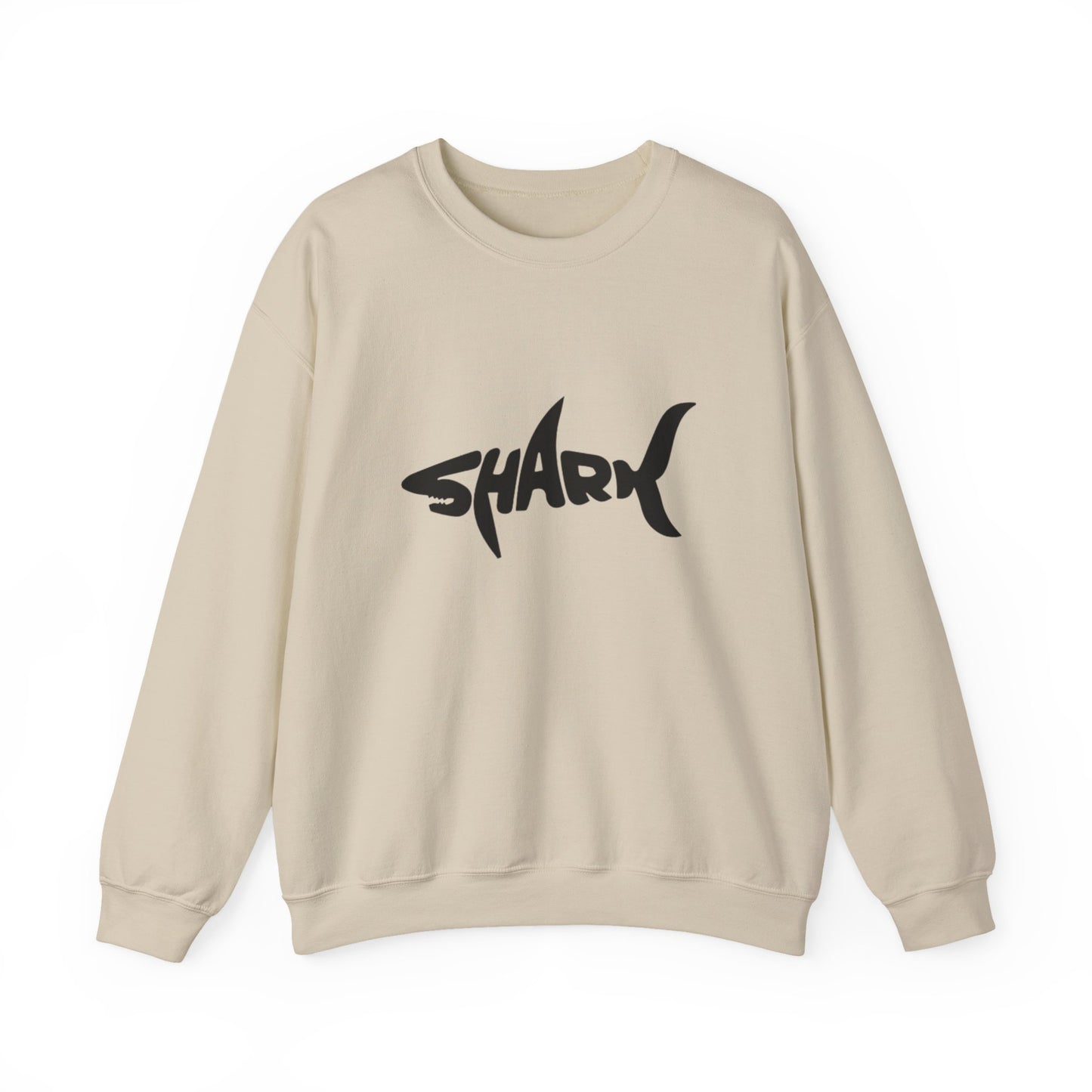 Shark Graphic Sweatshirt - Cozy Unisex Crewneck, Statement Apparel for Ocean Lovers, Casual Gift, Comfortable Everyday Wear