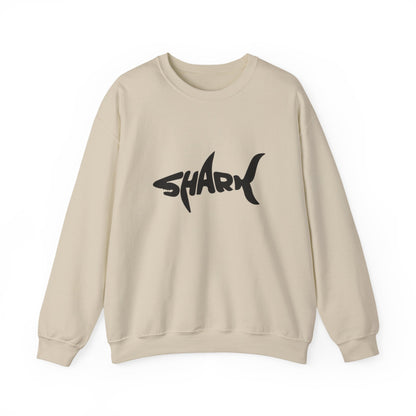 Shark Graphic Sweatshirt - Cozy Unisex Crewneck, Statement Apparel for Ocean Lovers, Casual Gift, Comfortable Everyday Wear