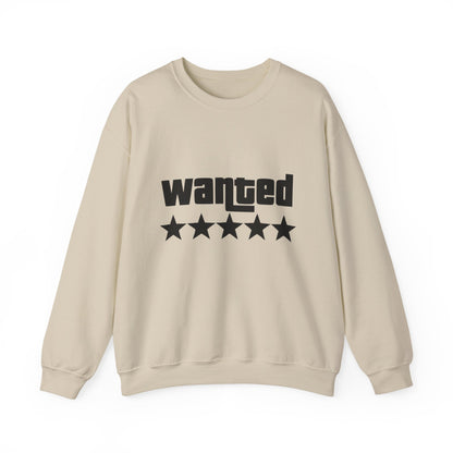 Wanted Stars Unisex Sweatshirt | Cozy Graphic Crewneck | Casual Wear, Unique Gift, Streetwear, Fashion Statement, Holiday Apparel