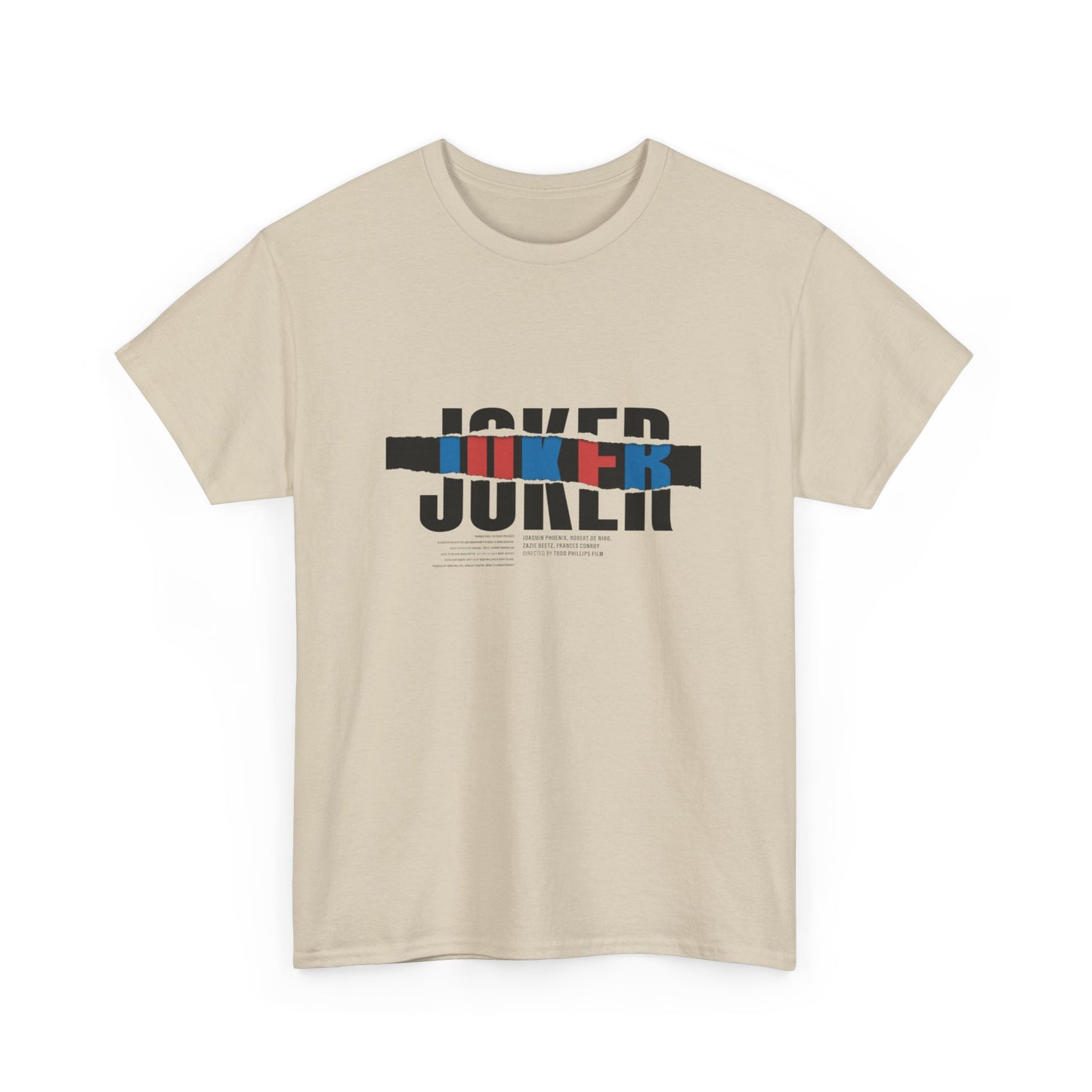 Joker Graphic Tee,  Heavy Cotton Tee, Streetwear Shirt, Casual Wear Tee, Gift for Fans, Movie Merchandise