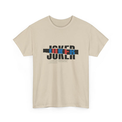 Joker Graphic Tee,  Heavy Cotton Tee, Streetwear Shirt, Casual Wear Tee, Gift for Fans, Movie Merchandise