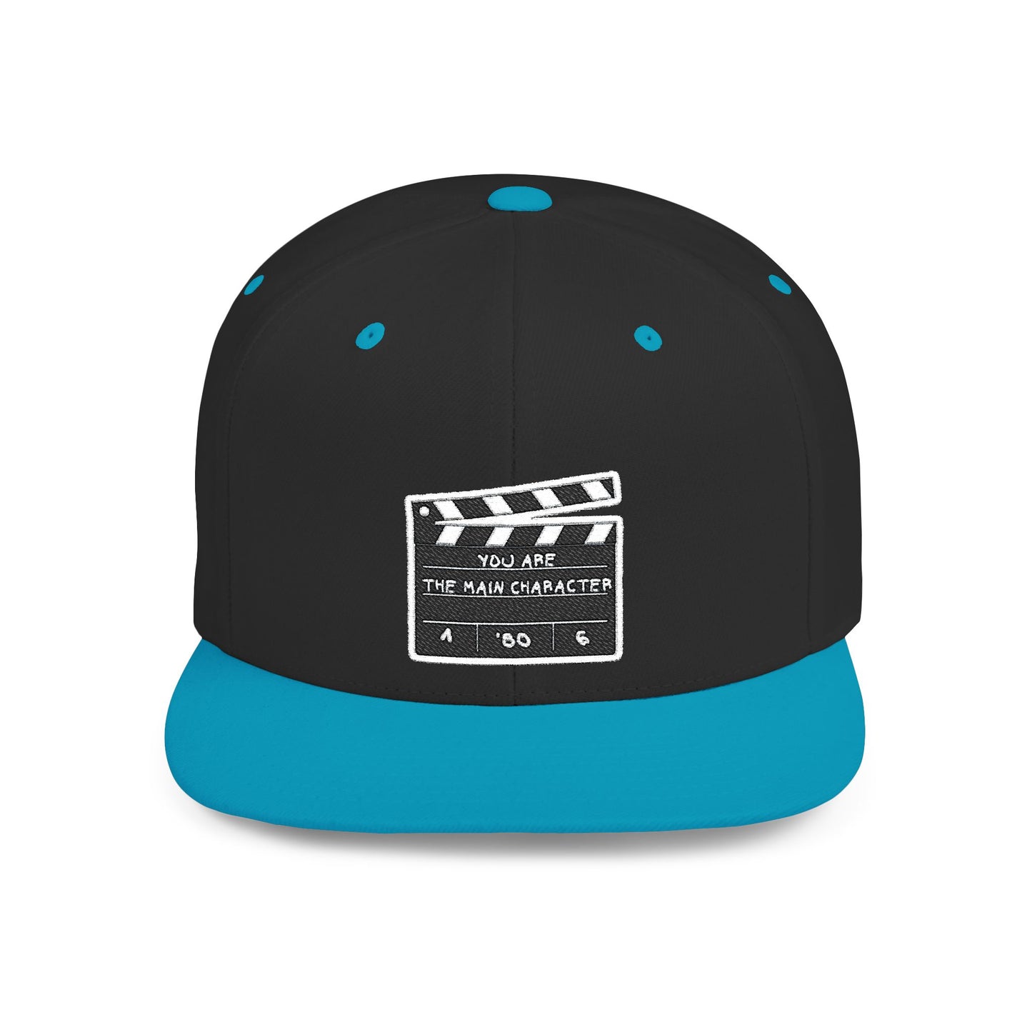 Film Lover's Flat Bill Snapback Hat | Movie Buff Gift | Casual Streetwear | Stylish Cap | Gift for Him/Her, Film Crew Accessory