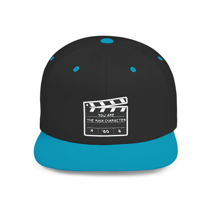 Film Lover's Flat Bill Snapback Hat | Movie Buff Gift | Casual Streetwear | Stylish Cap | Gift for Him/Her, Film Crew Accessory