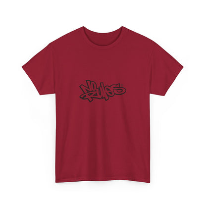 Heavy Cotton Tee with Graffiti Design, Streetwear, Casual Wear, Gift for Her, Gift for Him, Urban Fashion, Everyday Style