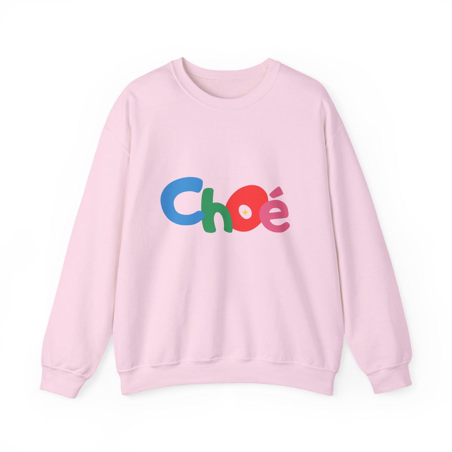 Colorful Chloé Sweatshirt for All Seasons, Unisex Crewneck Sweatshirt, Gift for Her, Trendy Apparel, Cozy Casual Wear, Birthday Gift