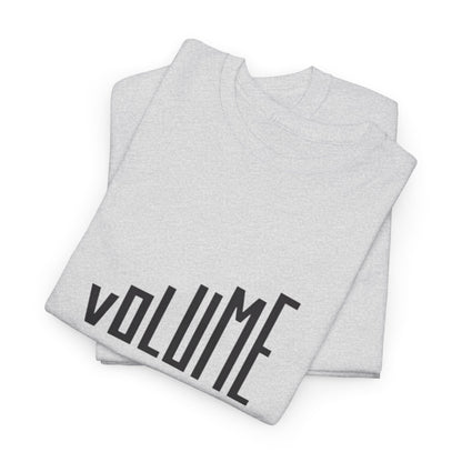 Volume Graphic Heavy Cotton Tee, Music Lover Tee, Casual Tees, Gift for Musicians, Music Festival Shirt