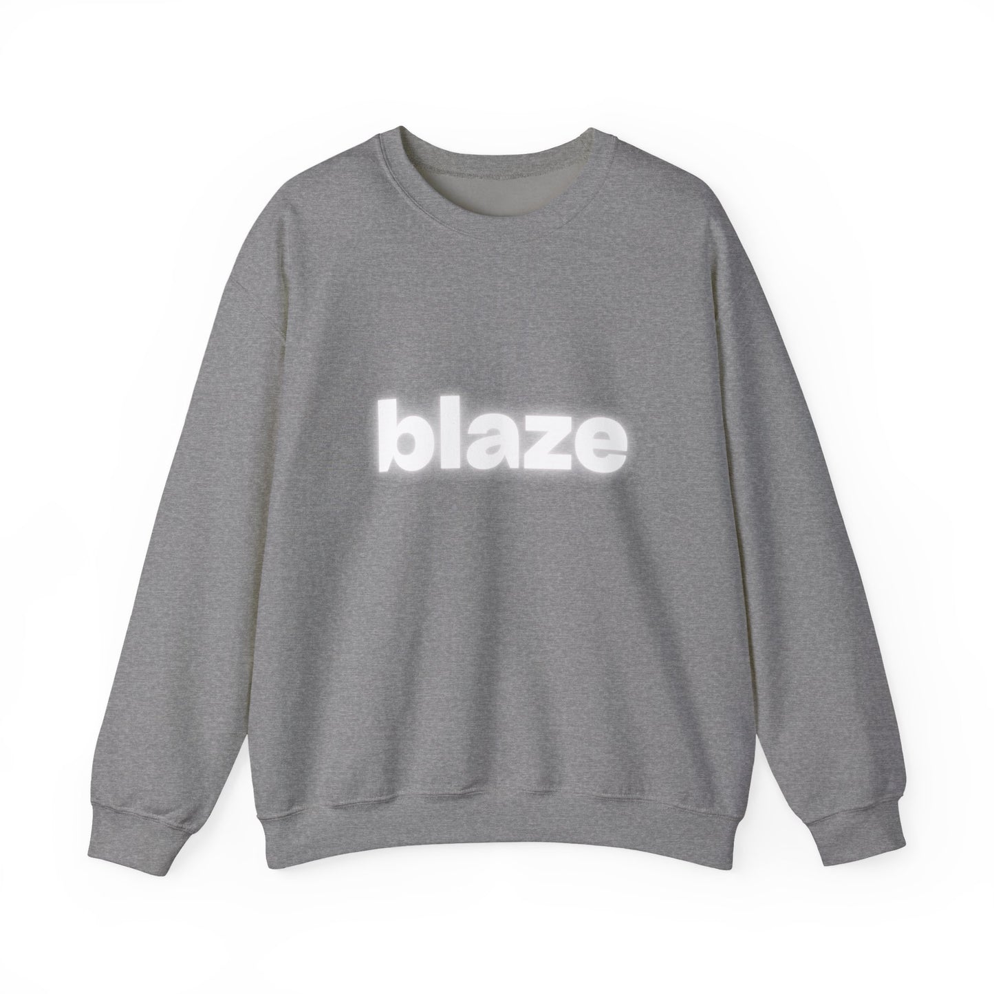 Cozy Unisex Crewneck Sweatshirt - Blaze Design, Comfortable Layering, Gift for Her/Him, Casual Wear, Fall/Winter Essential, Relaxed Fashion